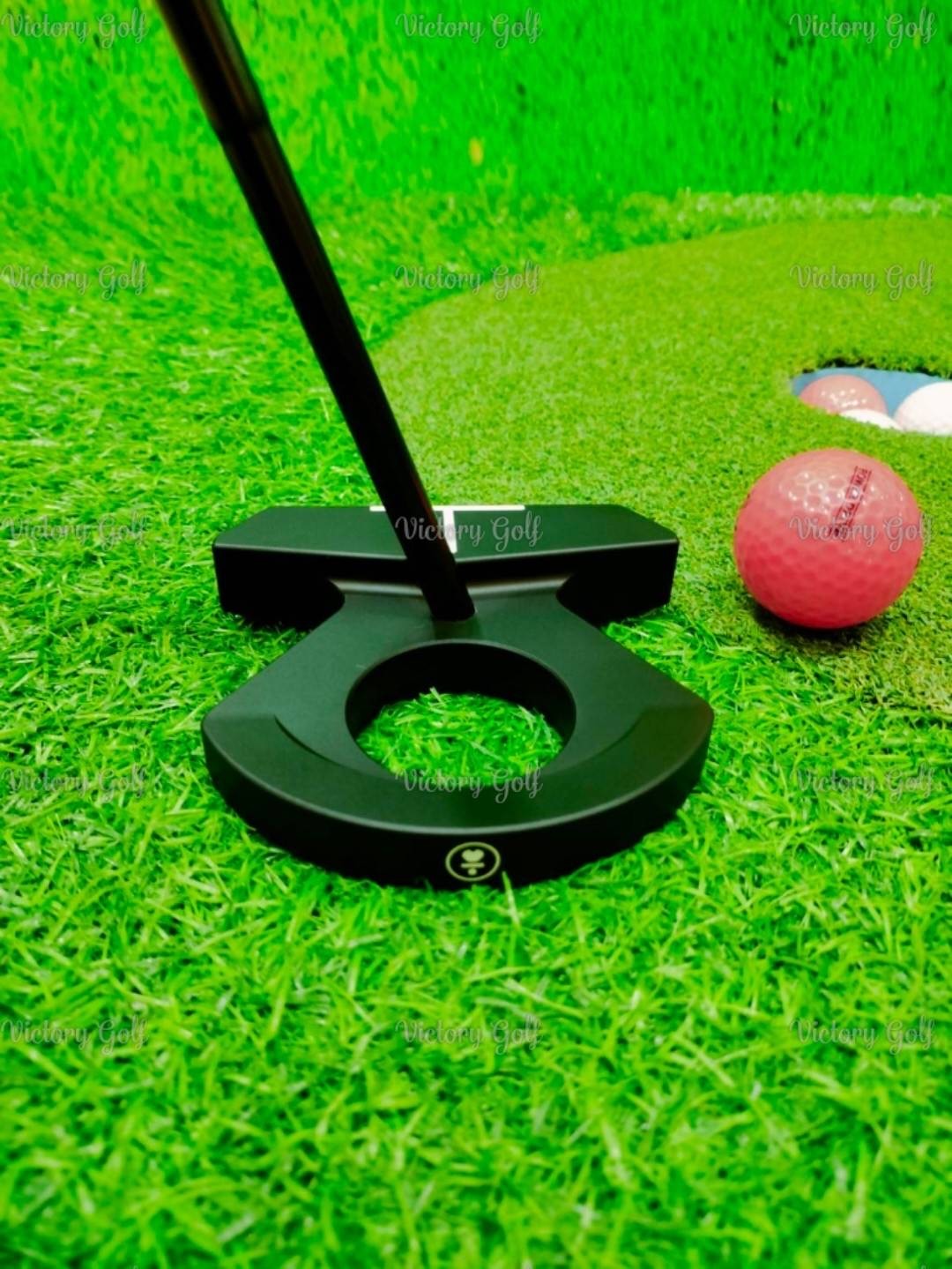 Putter L.A.B. GOLF DF3 Lie 69° Length 35“ ( Matte Black Premium Steel )/ ( Grip Press Pistol 2.0 )