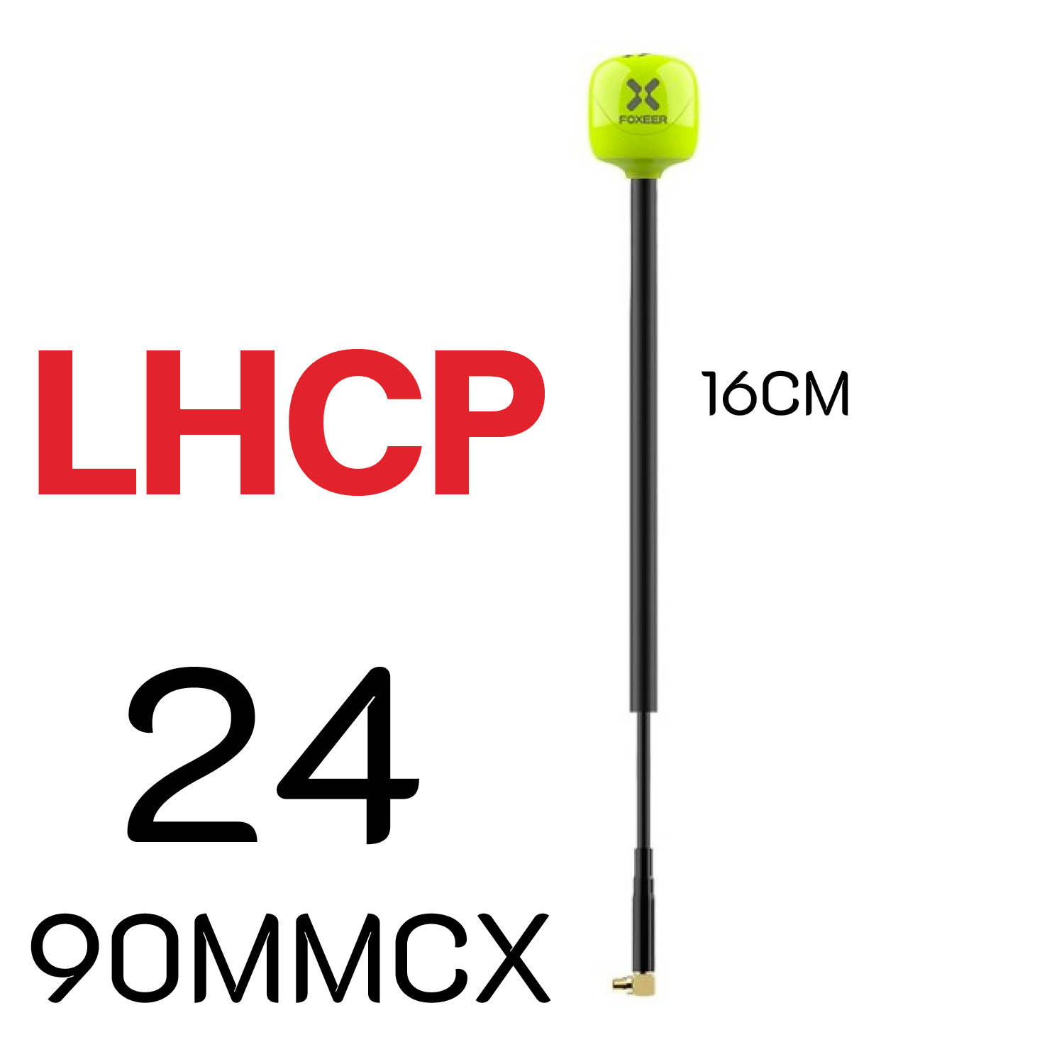 Foxeer Lollipop 4 LHCP Plus High Quality 5.8G 2.6dBi FPV Omni LDS Antenna อุปกรณ์โดรน Drone