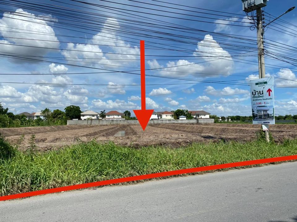 ขายที่ดินซอยสามวัง บางบัวทอง (รหัสทรัพย์202170) ต.โสนลอย อ.บางบัวทอง จ.นนทบุรี ขนาด 7 ไร่ 6 ตรว.