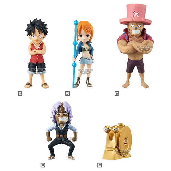 Banpresto (ครบ Set 5 กล่อง) WCF One Piece World Collectable Figure - Enies Lobby 1 4983164288391 (Figure)