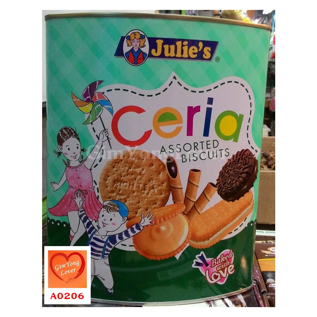 จูลี่ส์ บิสกิตรวมรสหลายแบบ (Julie's Ceria Assorted Biscuits)