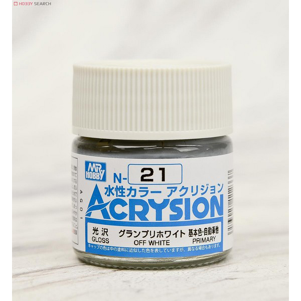 MR.ACRYSION COLOR N-21 OFF WHITE Mr.hobby 4973028112337