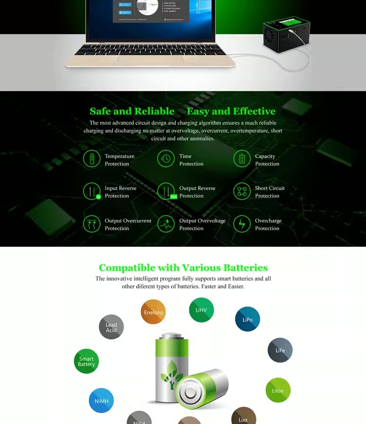 Hota H6 Pro Duo AC 200W DC 700W เครื่องชาร์จแบตเตอรี่ BALANCE 26A 1-6S Lipo NiMH li-ion Ni-Cd discharger