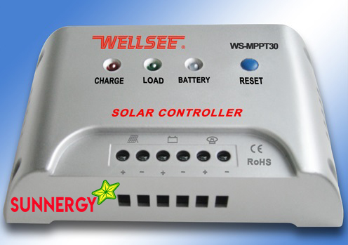 ตัวควบคุมการชาร์จแบตเตอรี่ แบบ MPPT ขนาด 10A 12/24V (WLS)