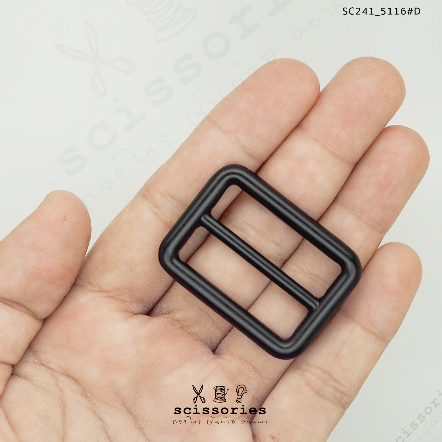 ตัวเลื่อน 1.2 นิ้ว สีดำด้าน 2 ตัว