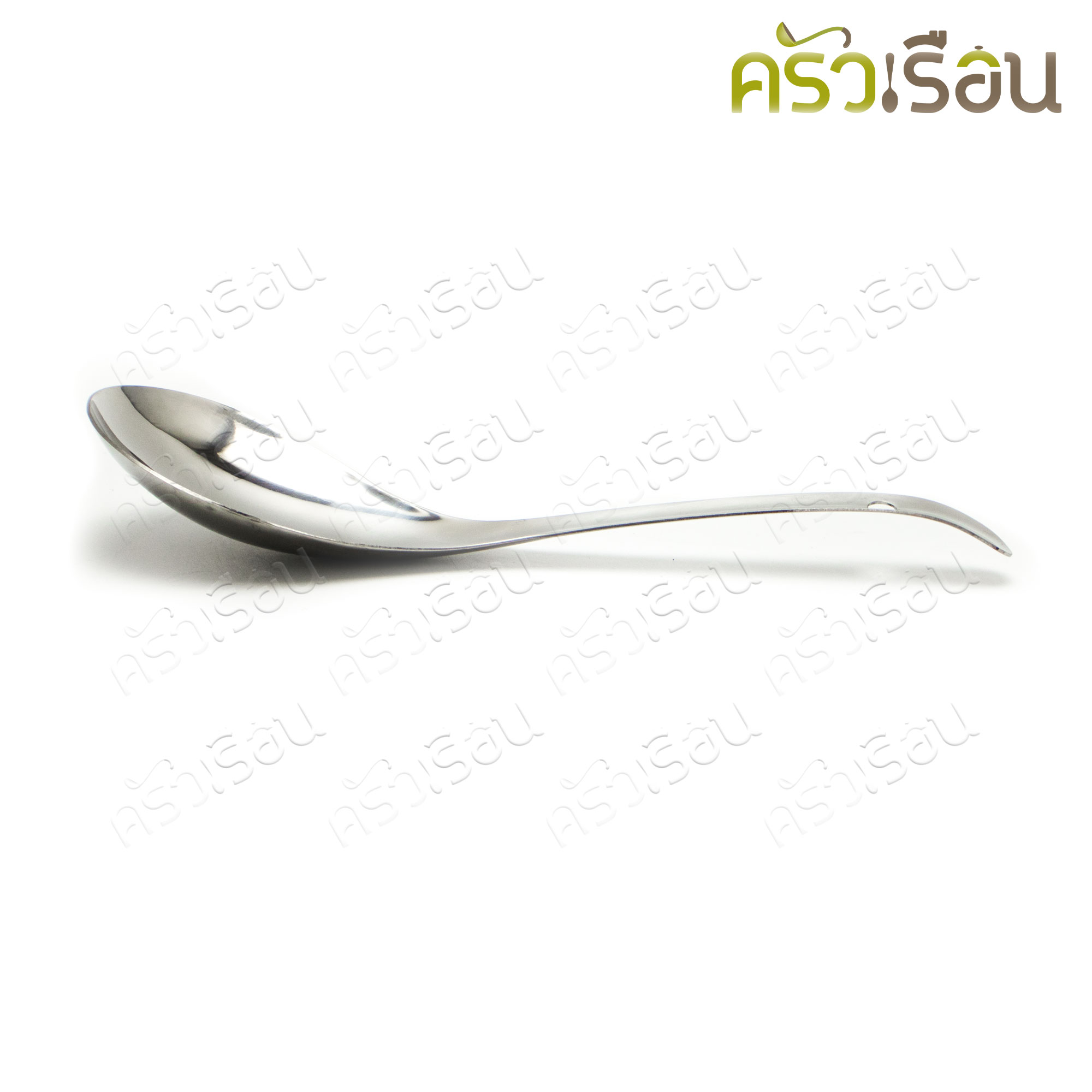 CPK ทัพพี ใหญ่ สเตนเลส หนา 7.5 x 25.5 ซม. ทัพพีตักข้าว ที่ตักอาหาร