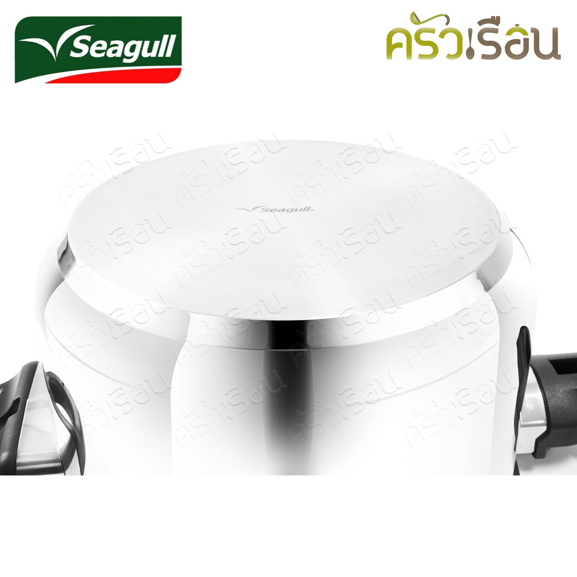 Seagull [ตัวโชว์] หม้ออัดแรงดัน 5 ลิตร ตราซีกัล นกนางนวล 150001235 หม้ออัดความดัน หม้อตุ๋น หม้อต้มเปื่อย