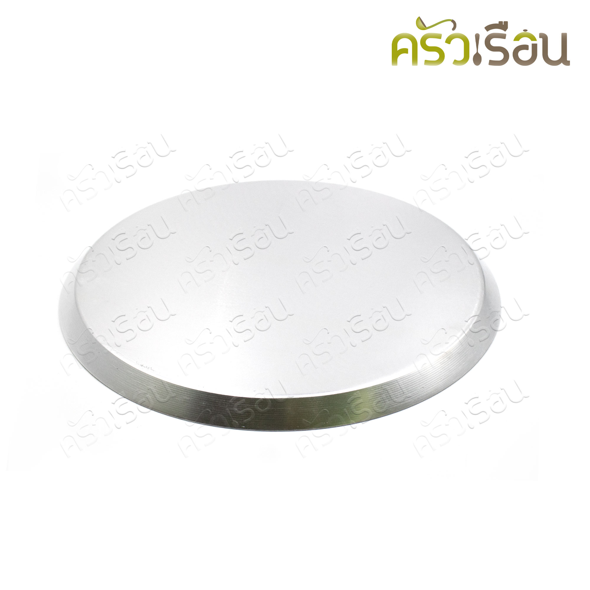 จระเข้ ถาดอบ พิซซ่า อลูมิเนียม ไม่ม้วนขอบ ตราจระเข้ - มีให้เลือก 2 ขนาด ถาดอบพิซซ่า ถาดกลม