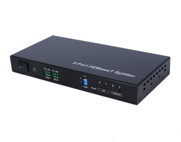 1x2 HDBaseT Splitter 70m HDCP2.2 support POC