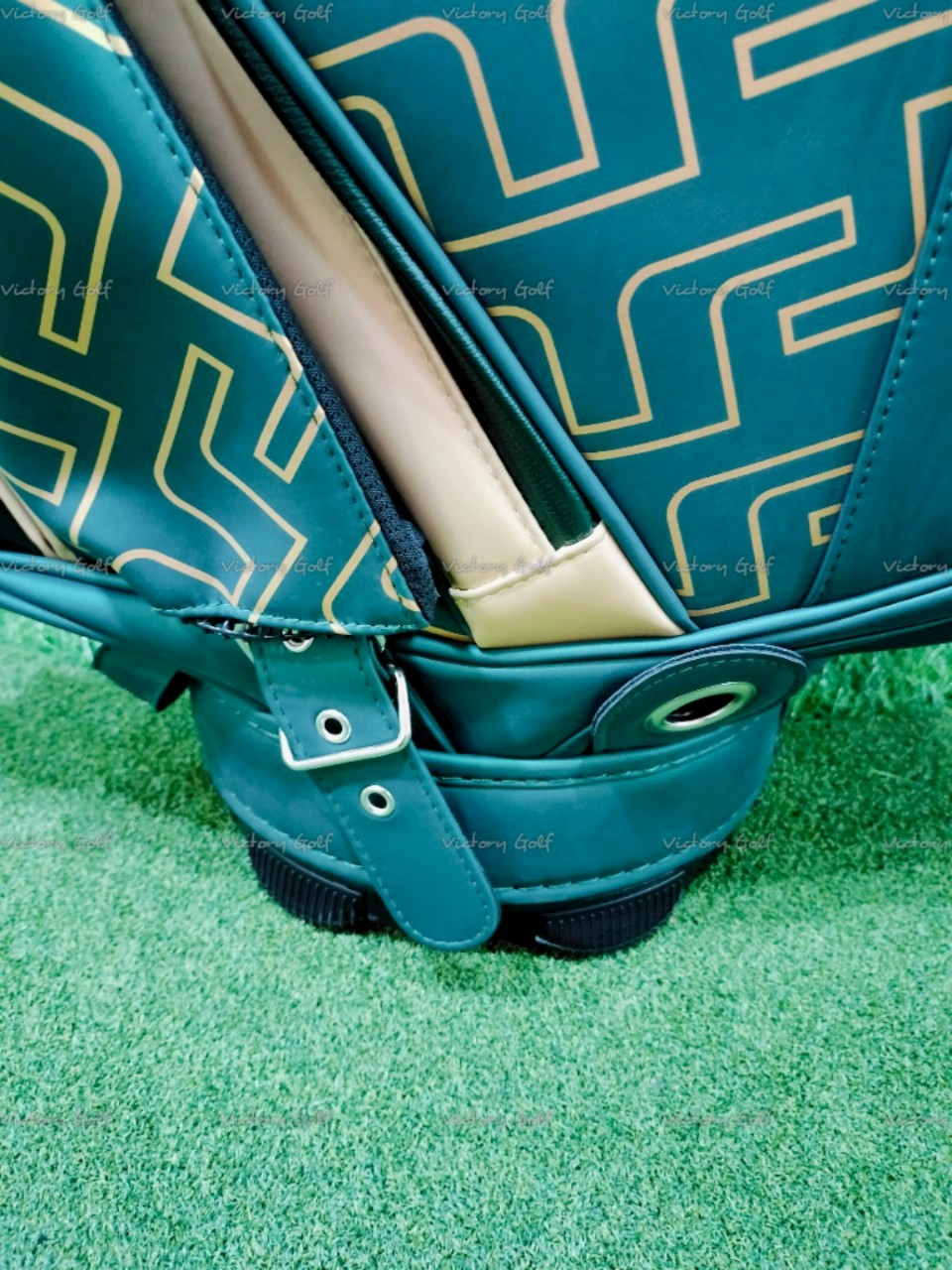 Golf Bag J.LINDEBERG ( PU Material ) 9.5 Dark-Green Color