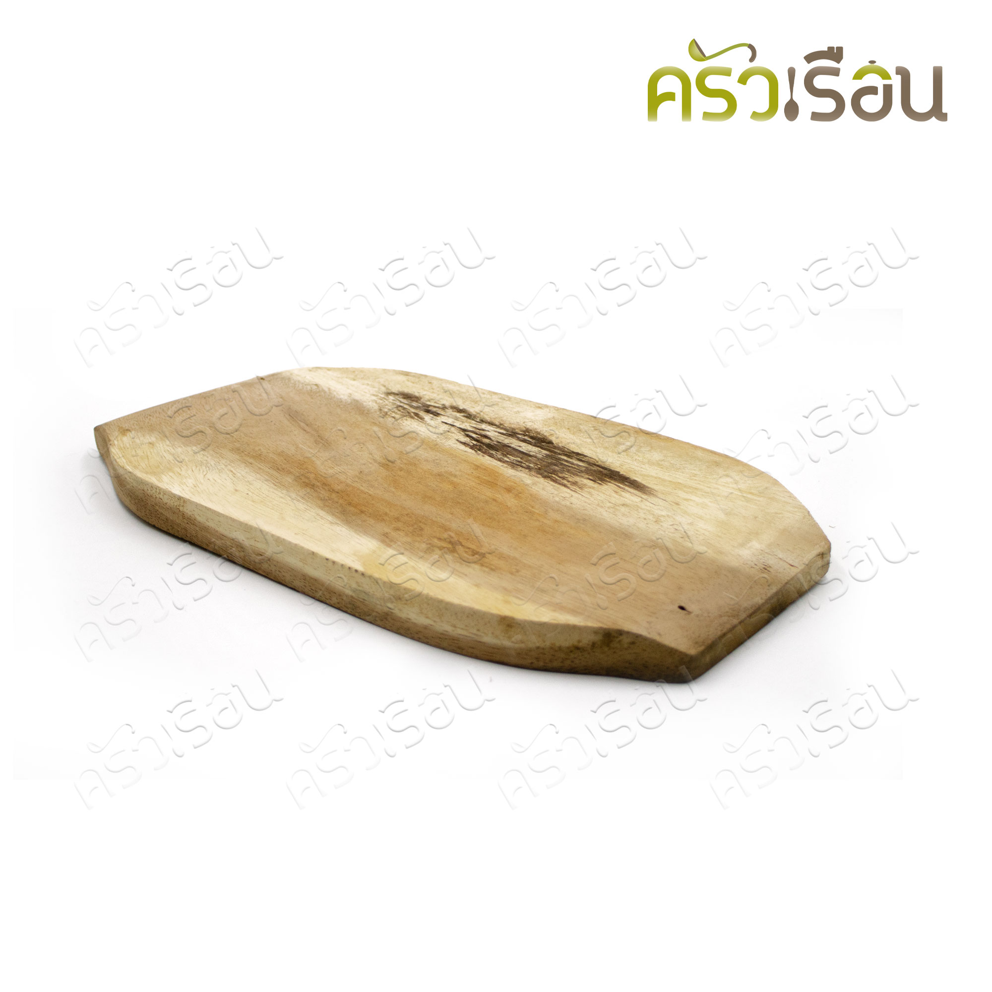 SUPER ALUMINUM จานสเต็ก อลูมิเนียม เหลี่ยมเล็ก พร้อมไม้รอง 14 x 22 ซม. No.213 ตราถุงเงิน