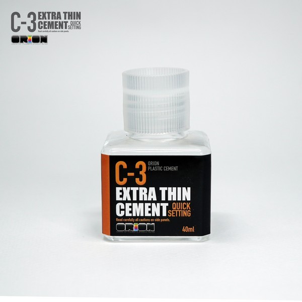 ORION C-3 Extra Thin Cement Quick Setting 40 ml 8853100904301 (Tool)