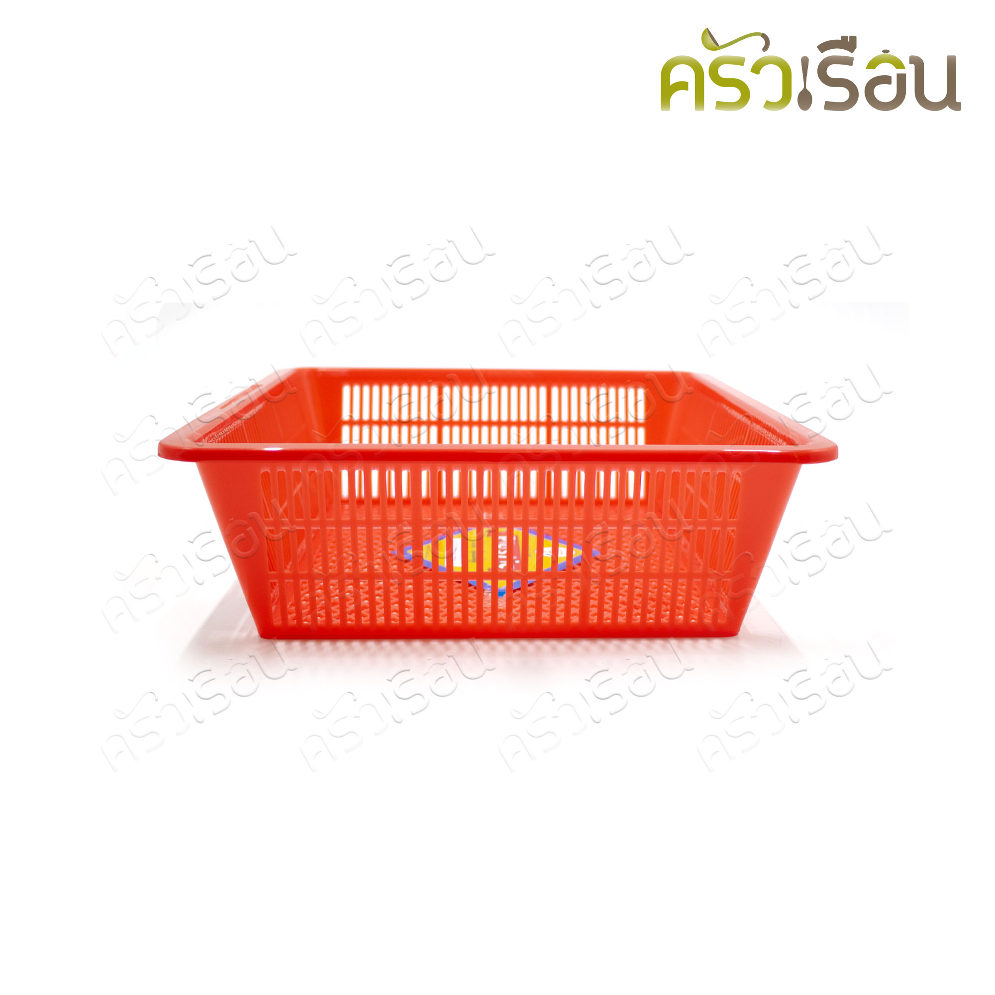 Nam Ngai Hong Square Plastic Basket 26.5 x 32.7 x 8.5 cm. 340 SA [Random color] Basket brand, basket, basket