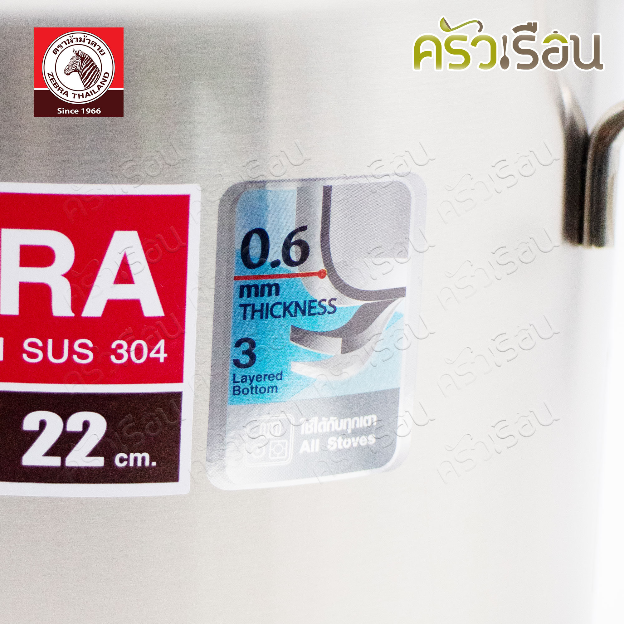 ZEBRA Stock Pot, Friendly Infinity, 22x22 cm. IH capacity 8 liters, 171348, induction cooker friendly