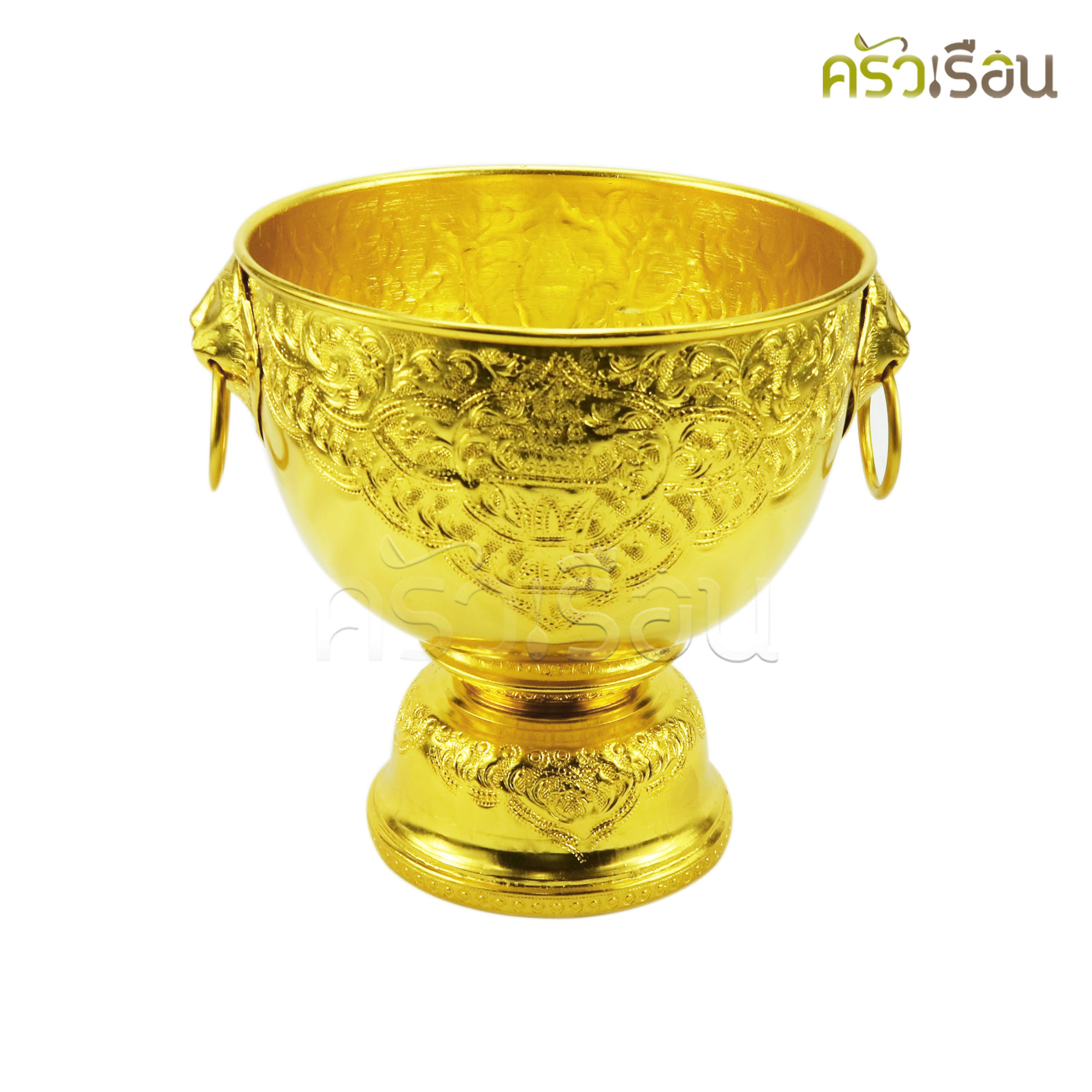 แมวน้ำ ราคาต่อใบ ขันน้ำหัวสิงห์ 30 ซม. อลูมิเนียม ตราแมวน้ำ ราคาตามขนาดที่เลือก ขันหัวสิงห์ ขัน ขันน้ำมนต์ ตักบาตร