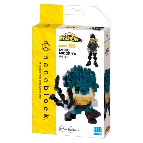 Kawada nanoblock My Hero Academia NBCC_183 Izuku Midoriya 4972825226544 (นาโนบล็อค)