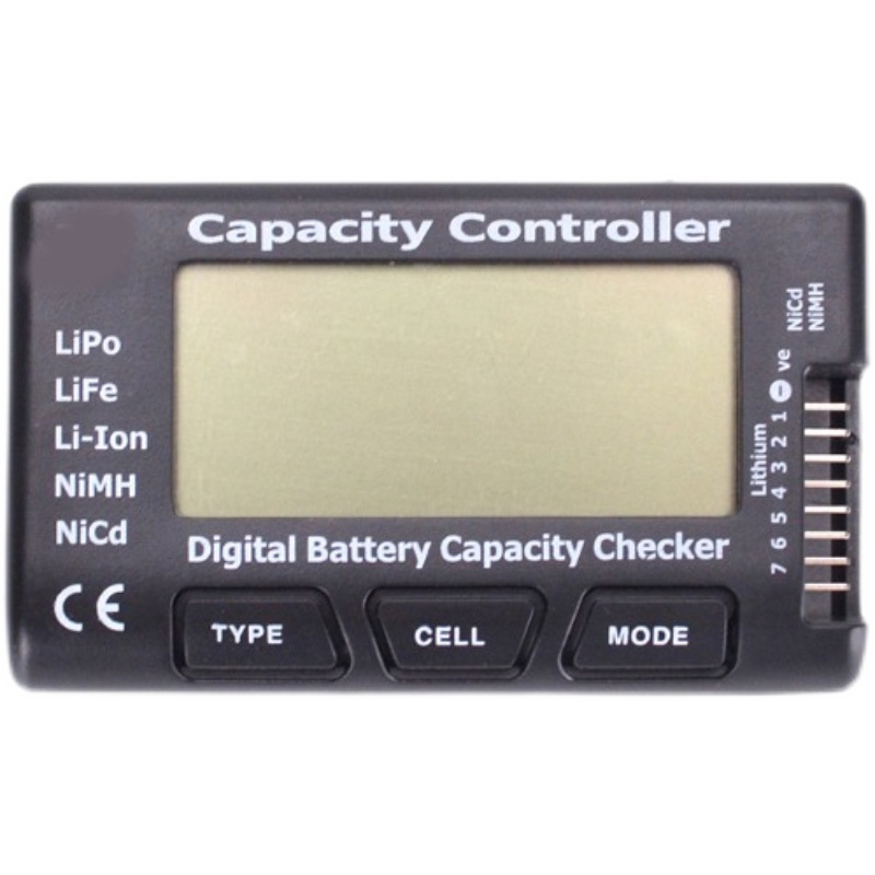 RC CellMeter 7 Battery Capacity Checker สำหรับ 2-7S LiPo LiFe Li-Ion nicd NiMH ครื่องเช็คแบต เครื่องตรวจสอบ แบตเตอรี่