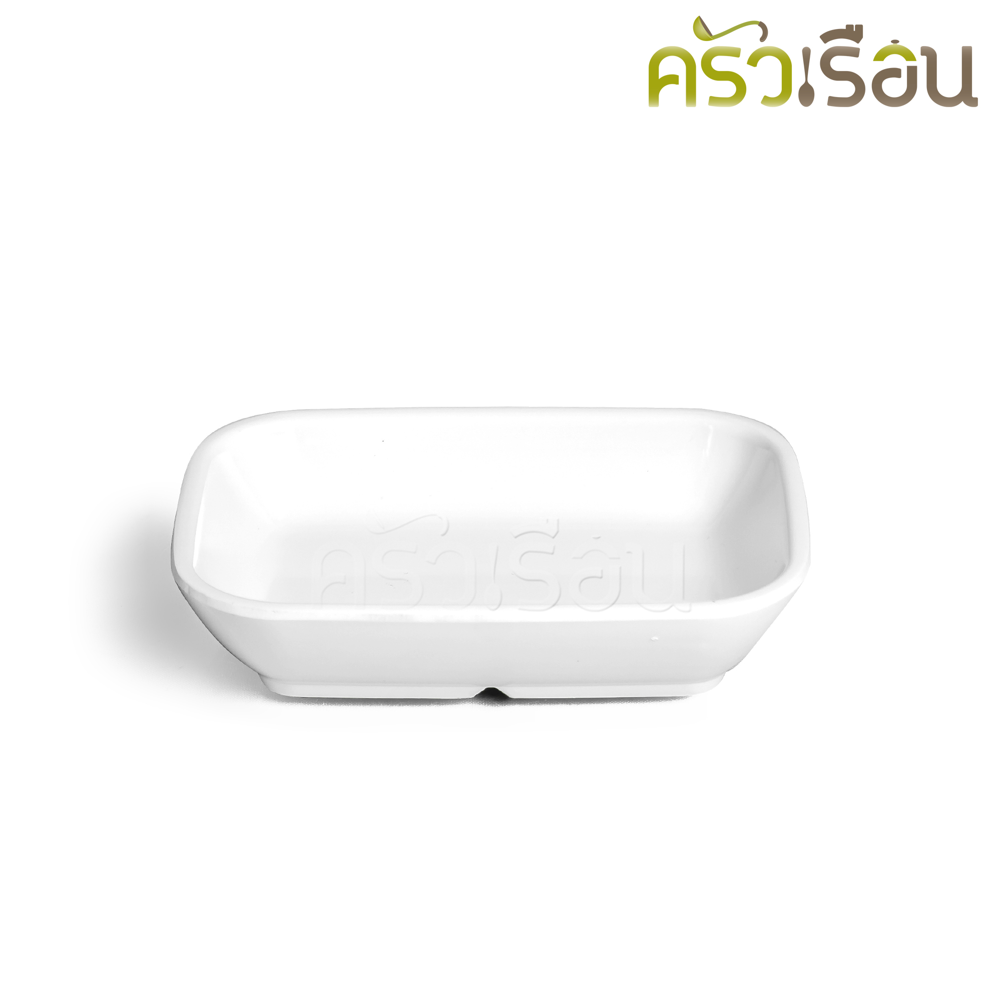 Figures ถ้วยน้ำจิ้ม เหลี่ยม เมลามีน 3x4 นิ้ว D884-4 [ 10 x 7.5 x 2.3 ซม. ]