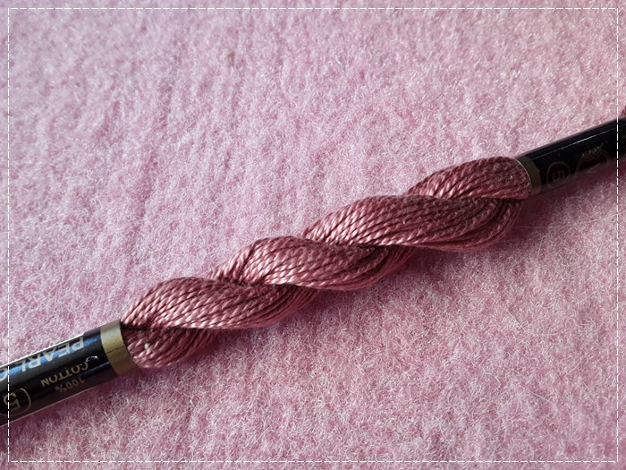 ไหมเบอร์ 5 สีน้ำตาลอมส้ม 2286