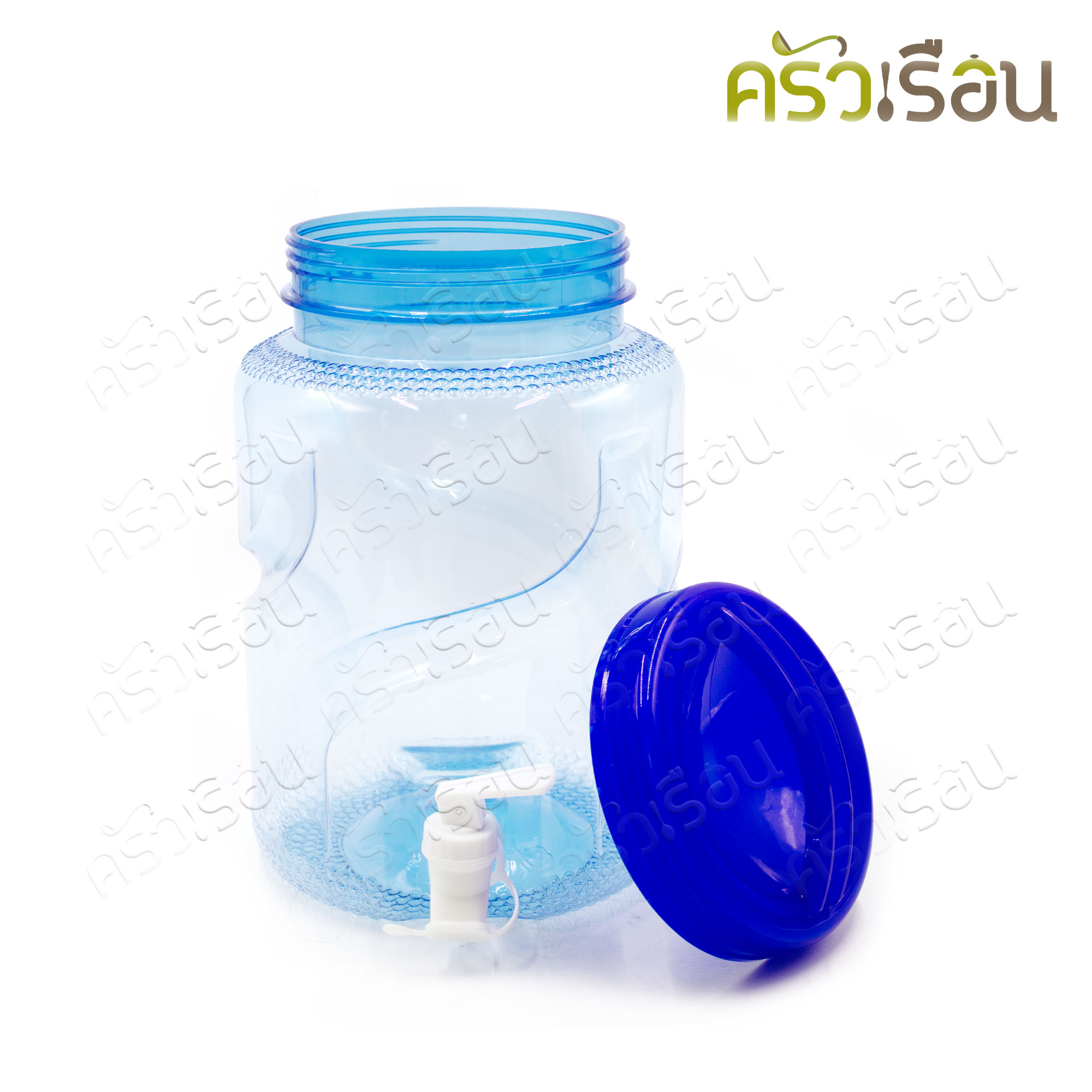 SRP ถังน้ำดื่ม พลาสติก PET ทรงกลม ชนิดใส 12 ลิตร เกรด A รุ่นมีก๊อก