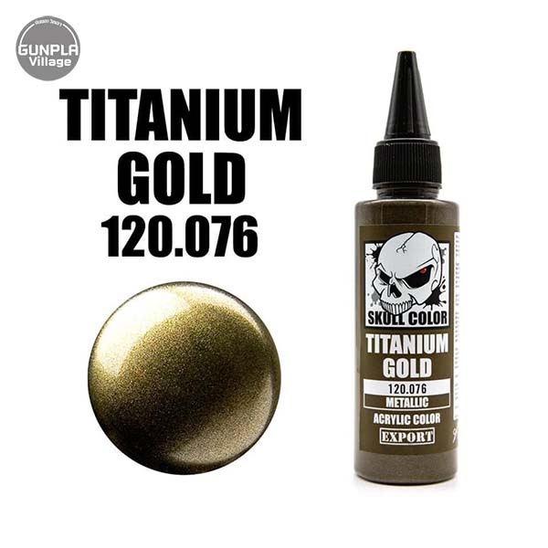 Skull Color 120.076 Titanium Gold 60 ml [Metallic] Skull Color 8853100903762