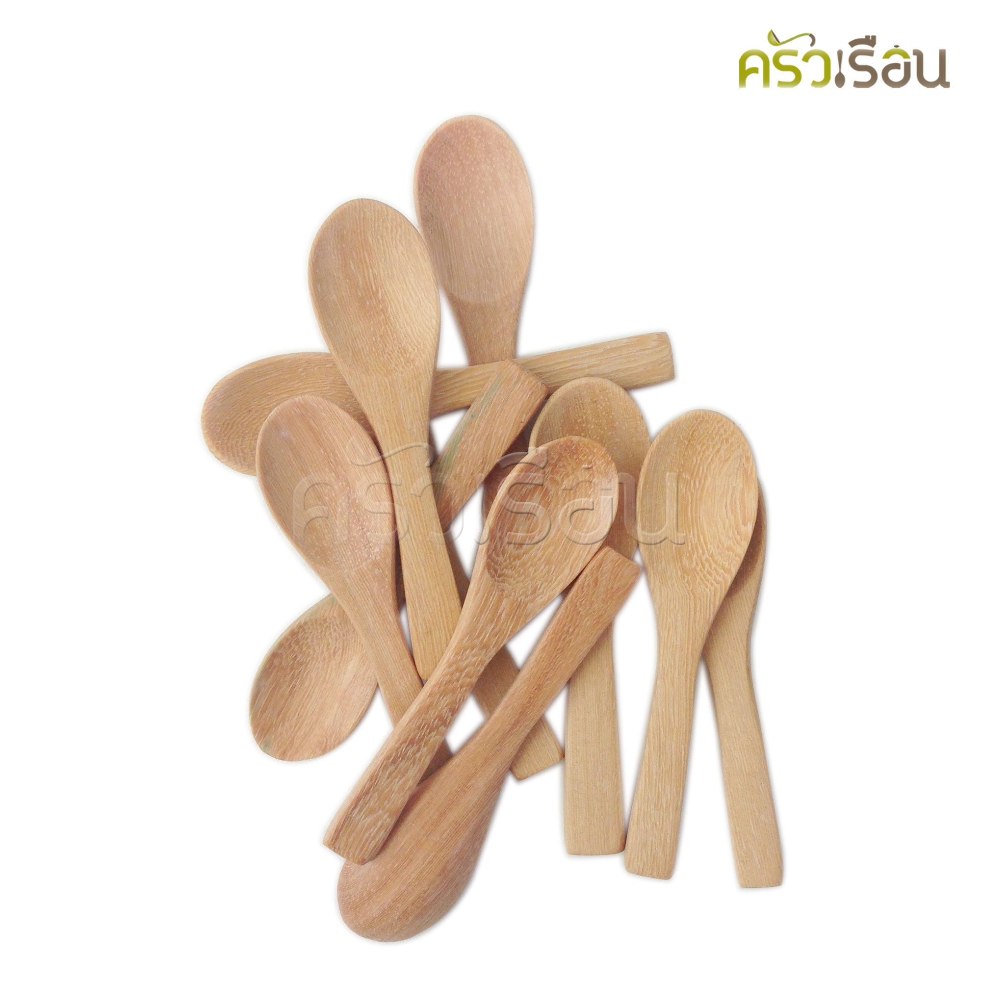 CMG ช้อนไม้ จิ๋ว [ ราคาต่ออัน ] ก 1.9 x ย 7.5 ซม. ช้อนตักเกลือ