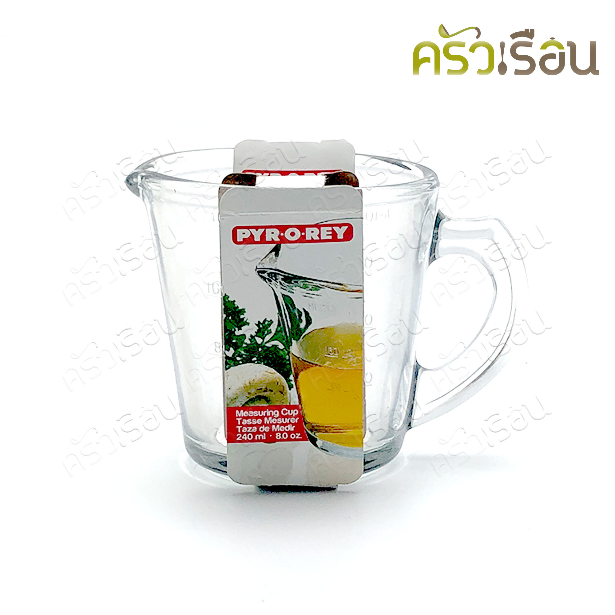 PYR-O-REY ถ้วยตวงแก้ว tempered glass ราคาต่อใบ มีขนาดให้เลือก