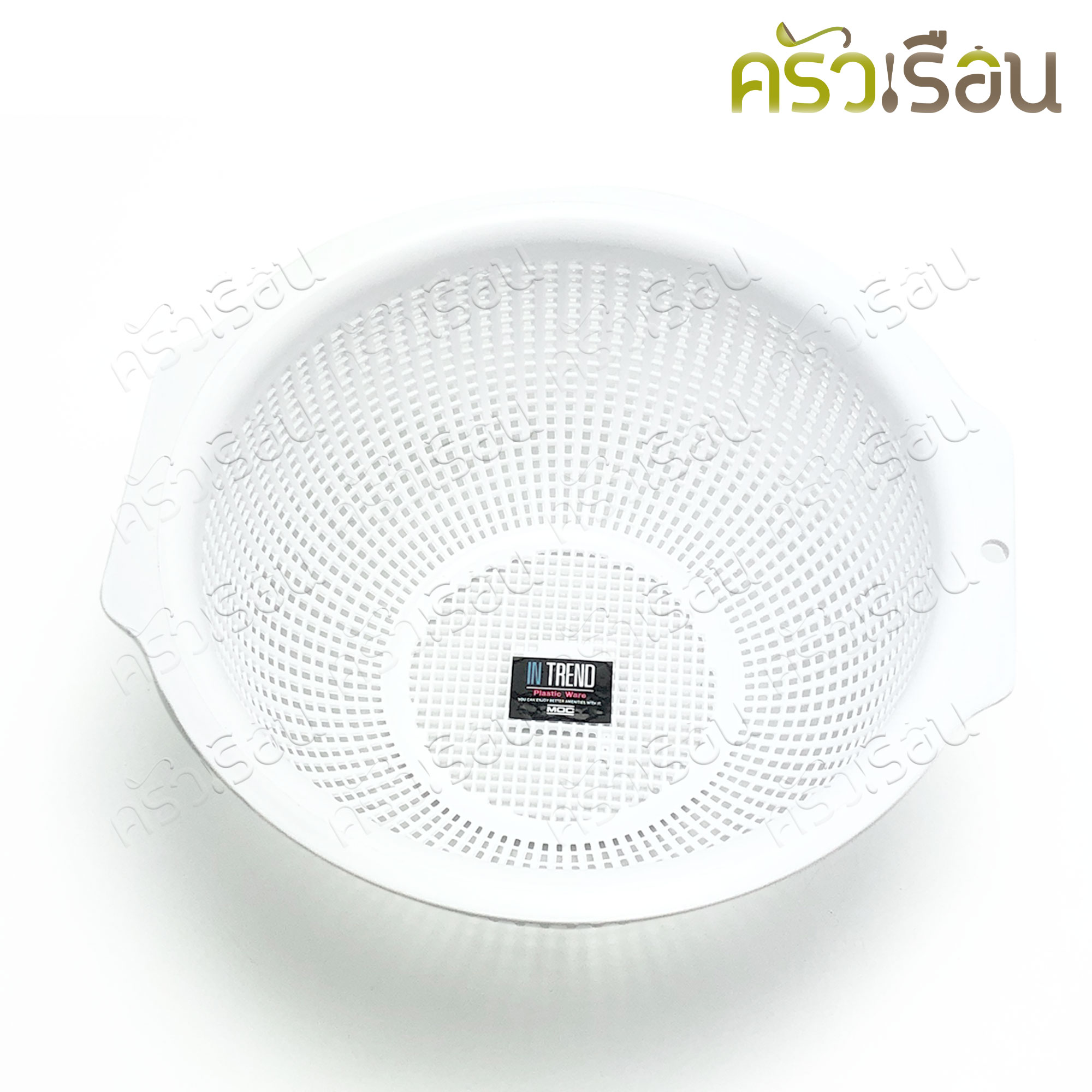 MOC ตะแกรง กลม พลาสติก ราคาต่อใบ มีให้เลือก 3 ขนาด รุ่น AJ 621, 622, 623 [ ตะกร้าล้างผัก ตะกร้ากลม ]