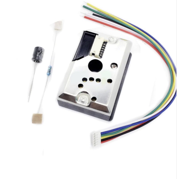 GP2Y1014AU0F Compact Optical Dust Sensor Compatible GP2Y1010AU0F GP2Y1010AUOF Smoke Particle Sensor With Cable