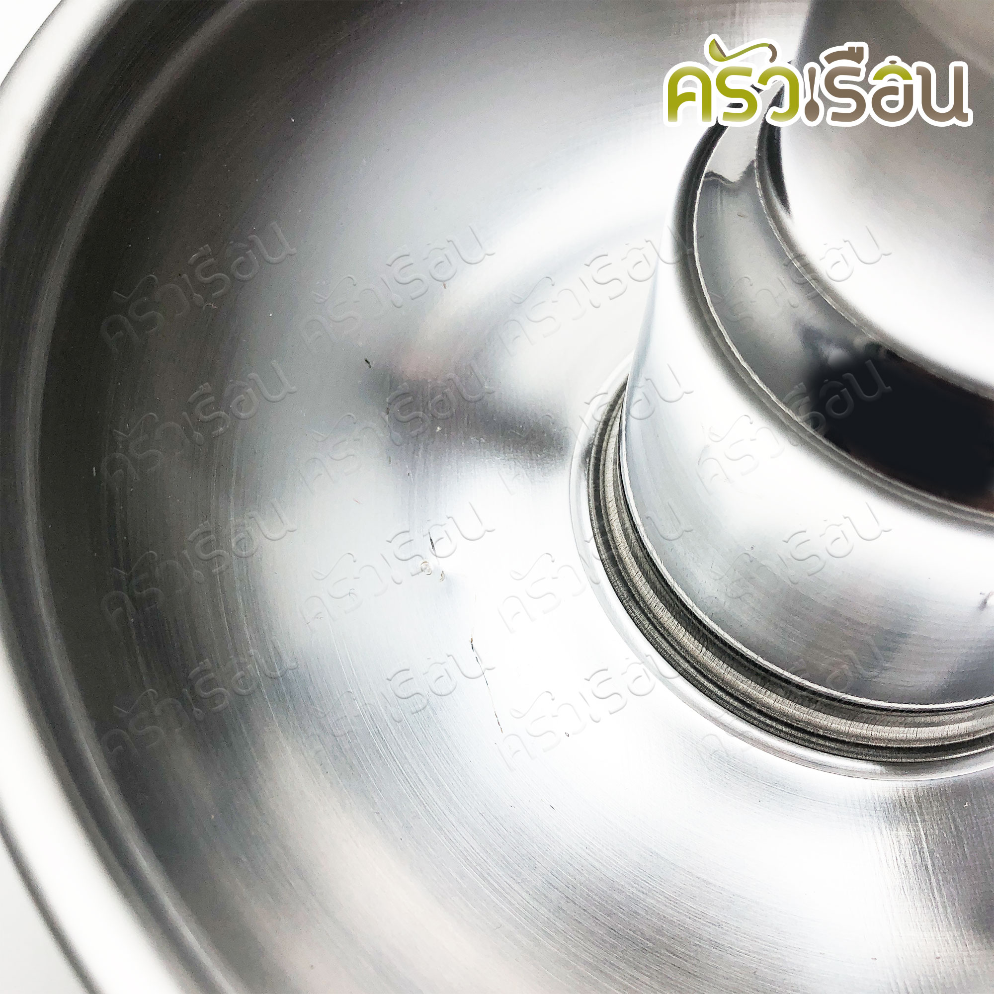 Rocket หม้อไฟ มีปล่อง ไม่มีฝา (ถ่าน/แว็กซ์) 22 ซม. ตราจรวด Hot Pot no lid