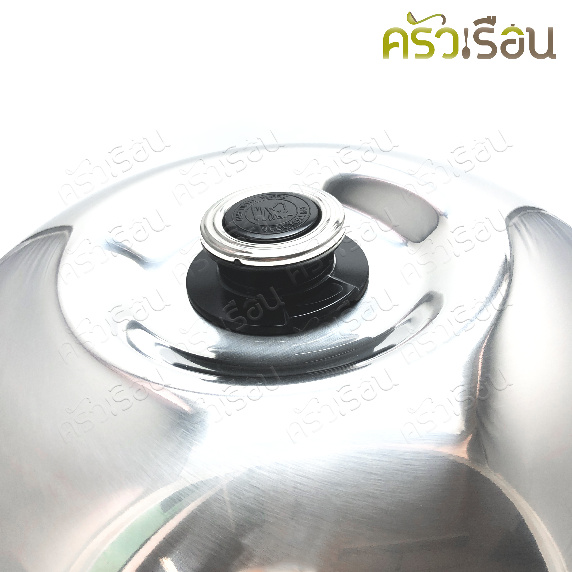 Zebra กระทะจีน สเตนเลส 5 ชั้น 42 ซม. พร้อมฝา+ชั้นนึ่ง ตราหัวม้าลาย 176202 กระทะม้าลาย wok