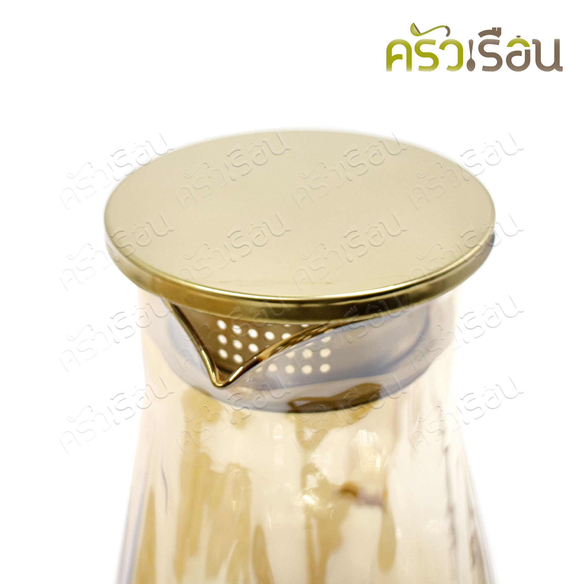 US [ 7-piece ] water pitcher with 6 cups, Honey GP-7H [1.4 L. pitcher with lid, 6 cups, 220 ml.]