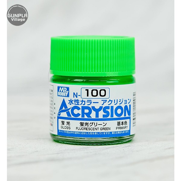 MR.ACRYSION COLOR N-100 FLUORESCENT GREEB Mr.hobby 4973028112962