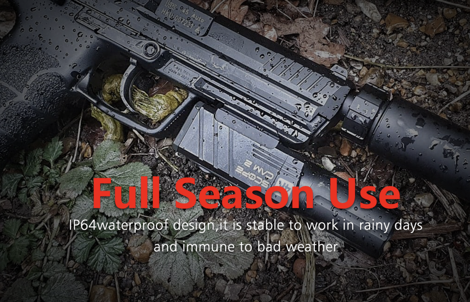 RunCam Scope Cam 2 4K กล้องบันทึกติดปืนอัดลด airsoft gun Sniper Rifles SMGs ชัด จับทุกความเคลื่อนไหว แม่นยำ wifi และ App