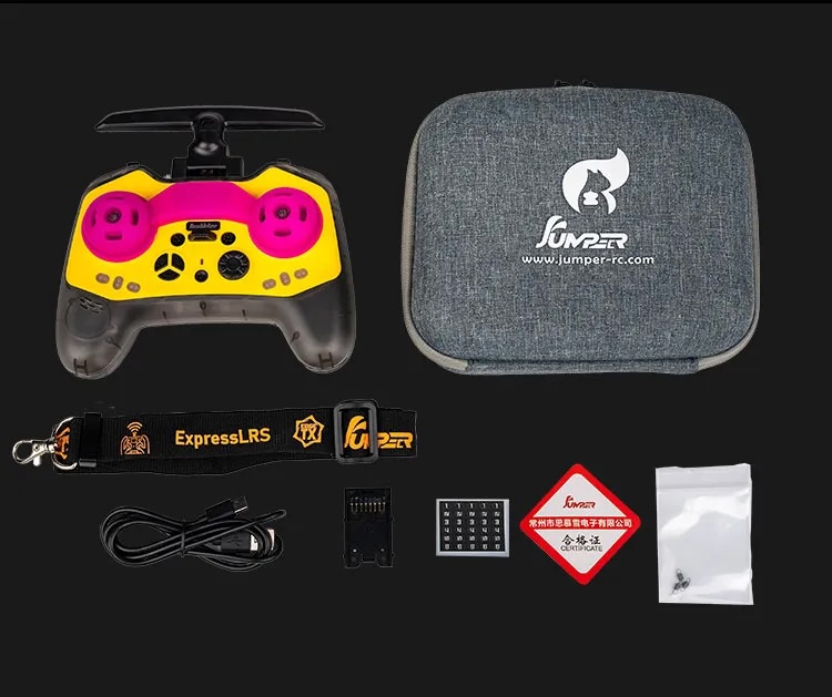 ELRS 2.4GHz Jumper Radio Bumblebee 1000mW module Radio Controller OLED Hall Sensor Gimbals EdgeTX อุปกรรณ์ Drone