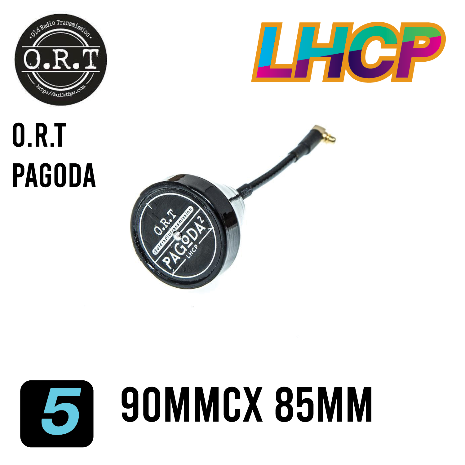 LHCP HD Antenna เสาอากาศโดรน สามารถใช้กับอุปกรณ์ AirUnit Vista FPV Goggle ดีเจไอ โดรน FPV RACING Drone