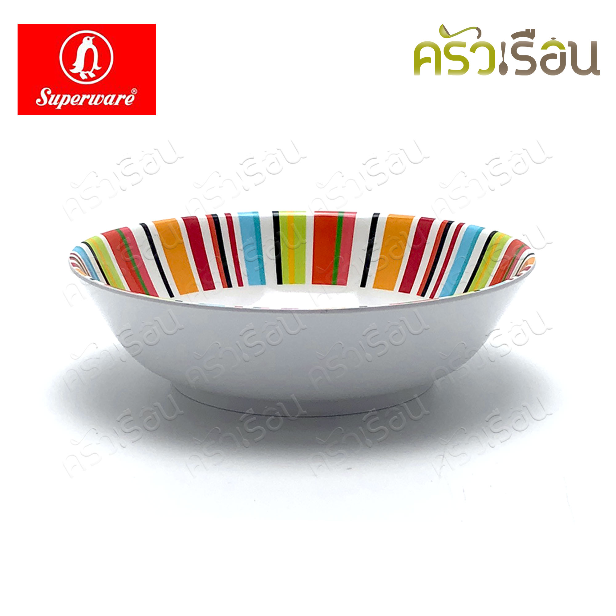 Superware ลาย Mickey Summer Fun มิกกี้ ซัมเมอร์ฟัน [ ราคาต่อชิ้น ] จาน หรือ ชาม หรือ ช้อนส้อม หรือ แก้วน้ำ เมลามีน