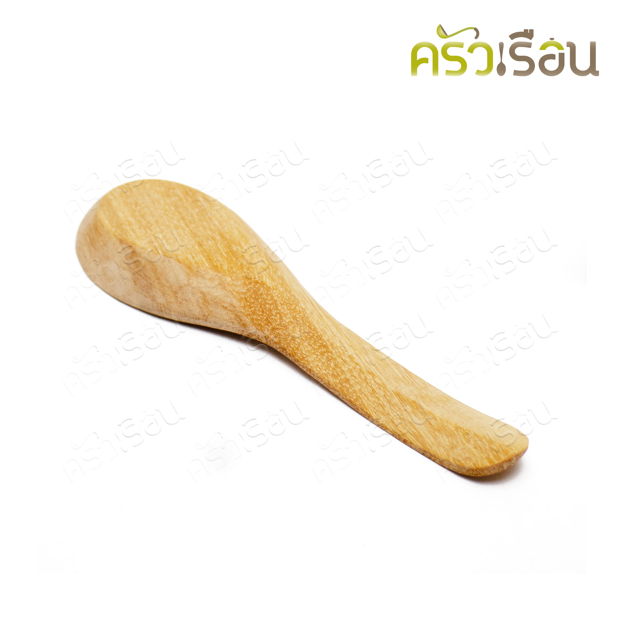 CMG ช้อนไม้ ช้อนข้าว ช้อนสั้น ยาว 15 x กว้าง 4.7 ซม.
