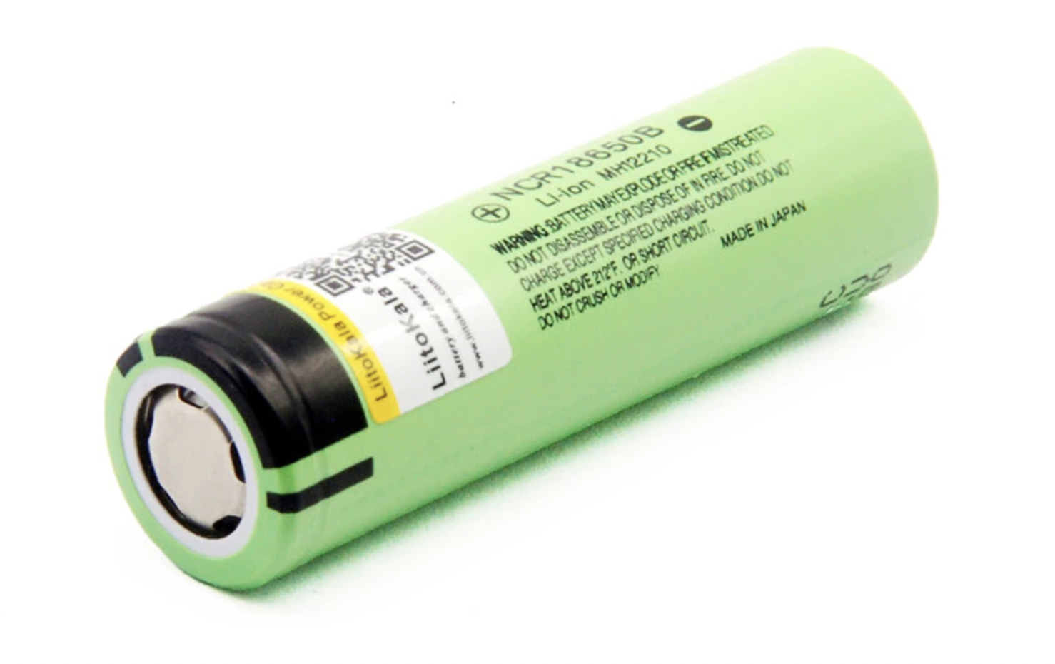 1ลูก Liitokala 18650 Panasonic 3400mAh Li-ion 3.7v Battery NCR18650B Flat Top ของแท้เท่านั้นมีสติ๊กเกอร์แท้ แบตเตอรี่
