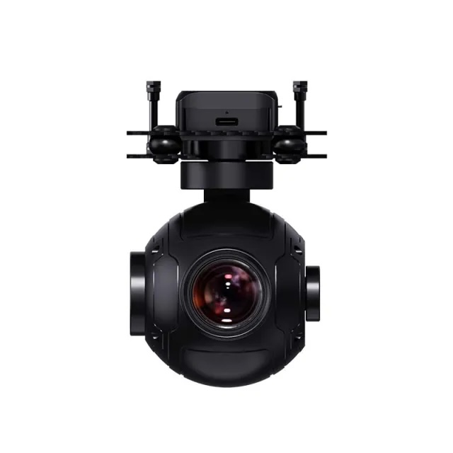 SIYI ZR10 2K 4MP QHD 30X Hybrid 10X Optical Zoom Gimbal Camera 1/2.7" CMOS HDR Starlight Night Vision 3-Axis Stabilizer
