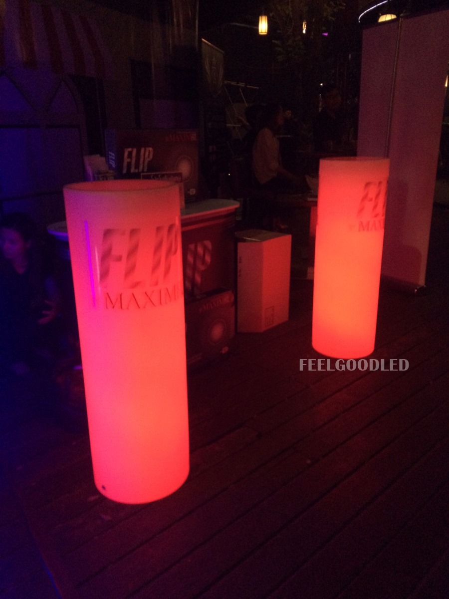 RENT/ให้เช่า: เสาเรืองแสง/ถังน้ำแข็ง ไฟ LED รุ่น SODA(โซดา)