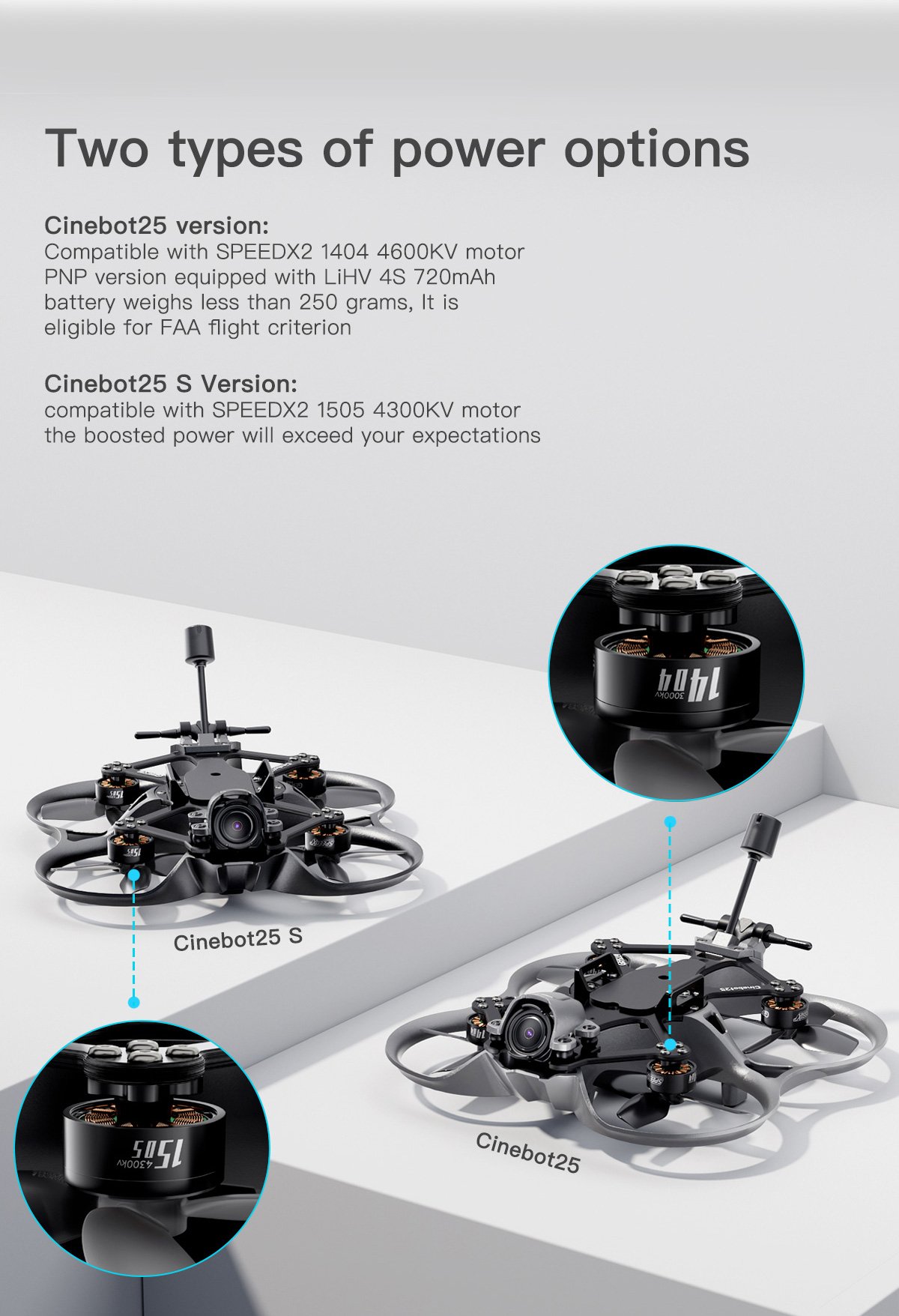[D25-2] GEPRC Cinebot25 S HD DJI O3 / No CAM Quadcopter ของเล่นบังคับวิทยุ RTF