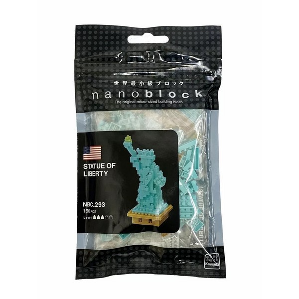 Kawada nanoblock NBC_293 Statue Of Liberty 4972825215074 (นาโนบล็อค)