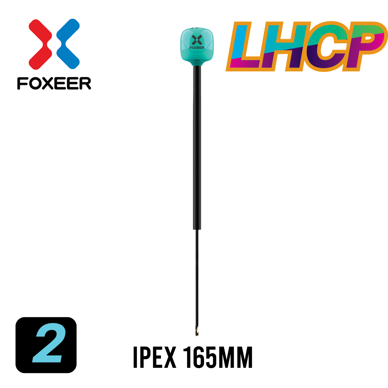LHCP HD Antenna เสาอากาศโดรน สามารถใช้กับอุปกรณ์ AirUnit Vista FPV Goggle ดีเจไอ โดรน FPV RACING Drone