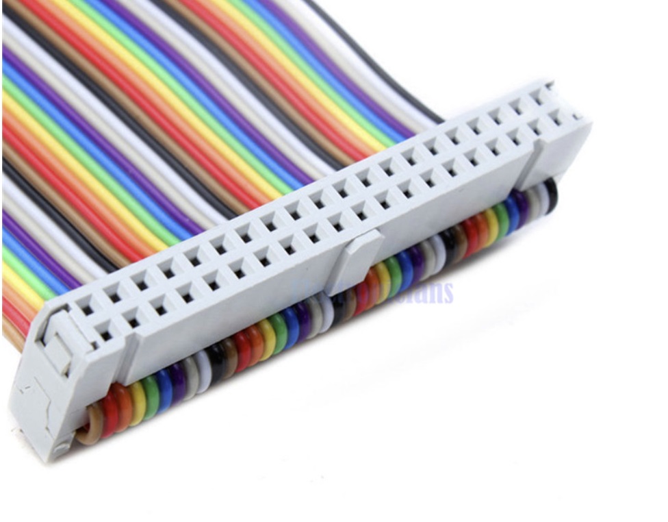 20cm 40 PIN 40PIN Way GPIO Rainbow Ribbon Cable For Raspberry Pi Model B / Model B+