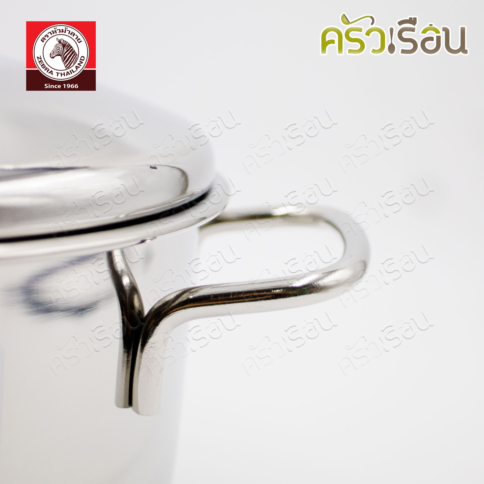 ZEBRA ชุดหม้อ Extra Infinity II 6 ชิ้น 180828 ตราหัวม้าลาย ขนาด 16 ซม. ,18 ซม. ,20 ซม. ก้นอัดฐาน ใช้กับเตาแม่เหล็กไฟฟ้าได้