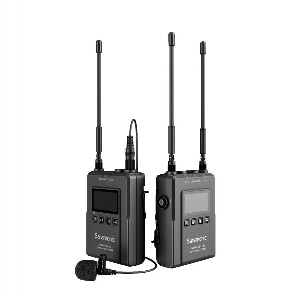 Saramonic Uwmic 12 TH Set 1 (RX12+TX12) ไมโครโฟนไร้สาย คลื่น UHF ( 1ตัวรับ+1ตัวส่ง)
