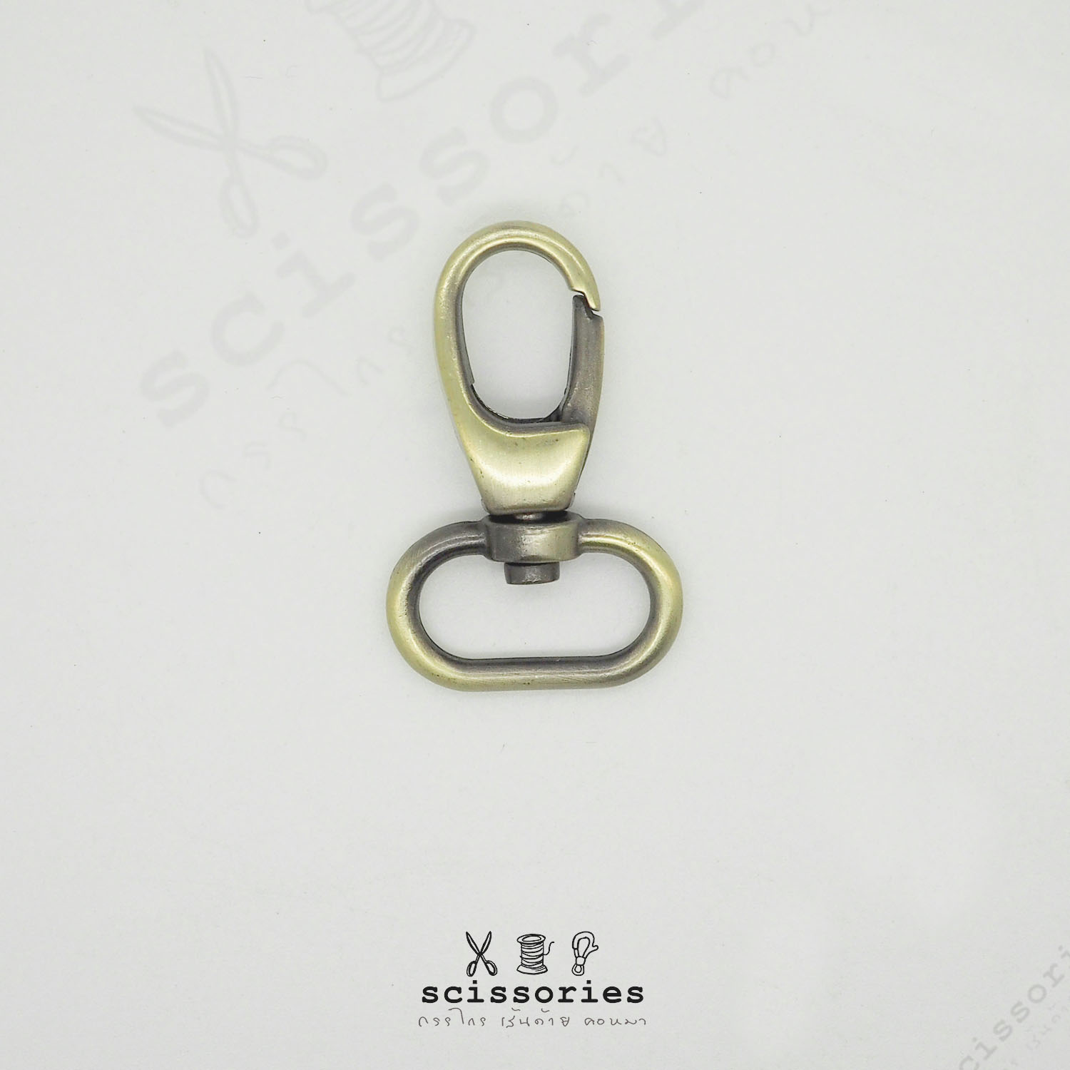 คอหมา 1.5cm 6 หุน สีเหลืองปัด/2 ตัว