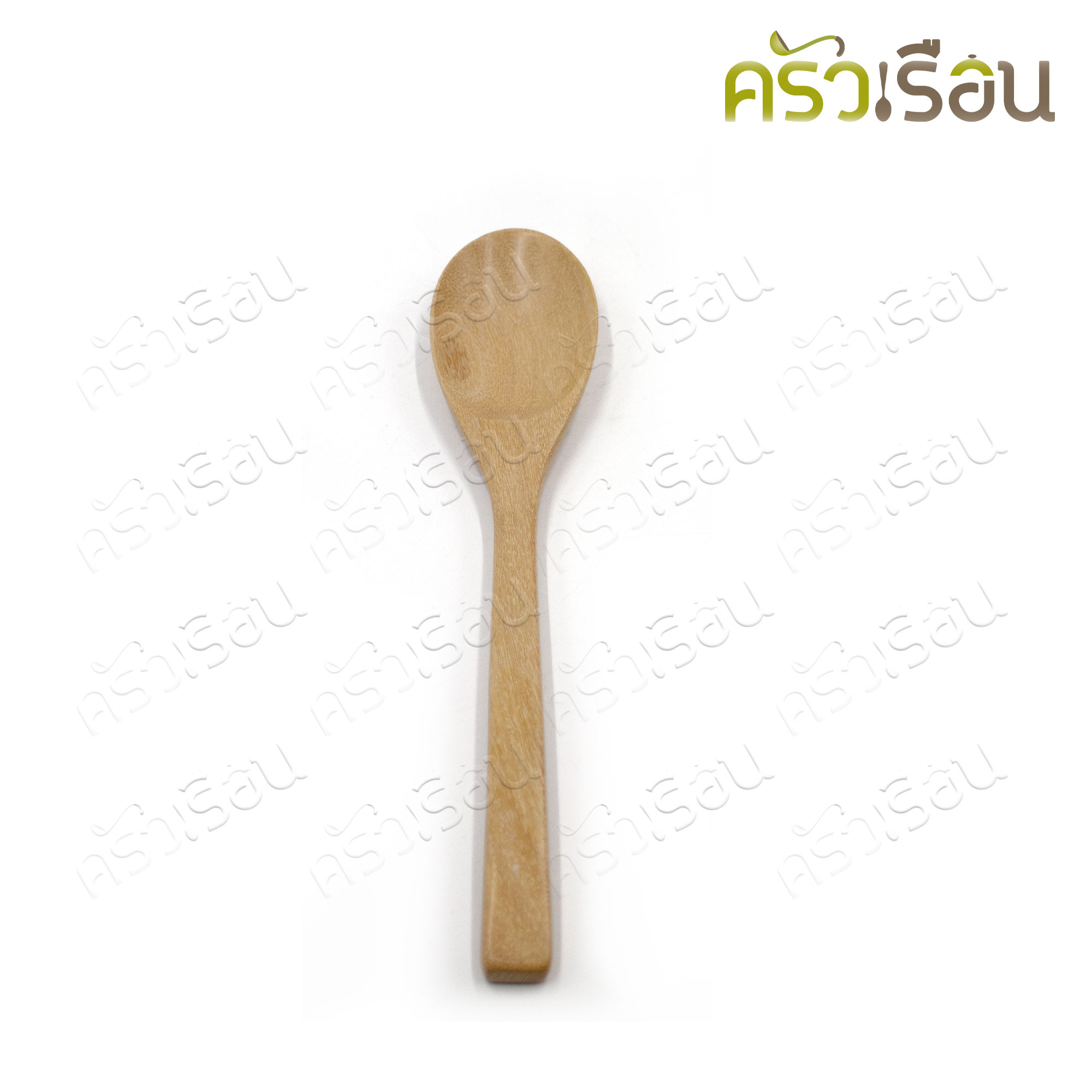 CMG Wooden soup spoon, oval scoop, cut end, 4 x 20 cm.