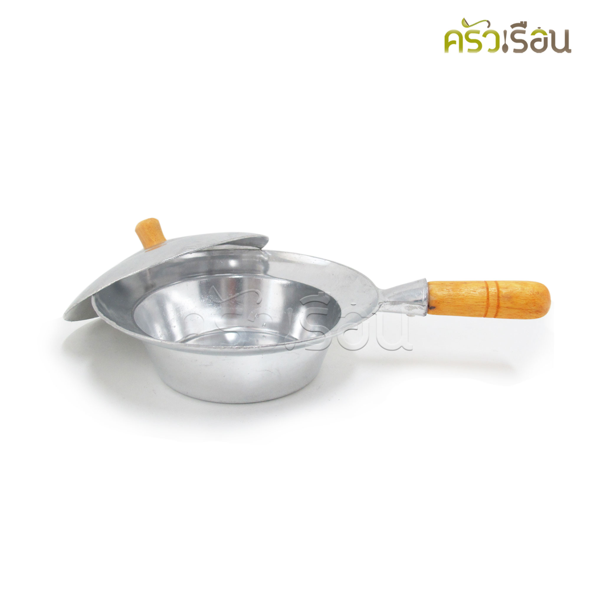 SUPER ALUMINUM หม้ออบ อลูมิเนียม ด้ามไม้ หม้ออบวุ้นเส้น ตราถุงเงิน